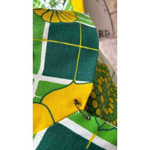 Vintage 60s clown tie green flower power - Picture 4 of 4